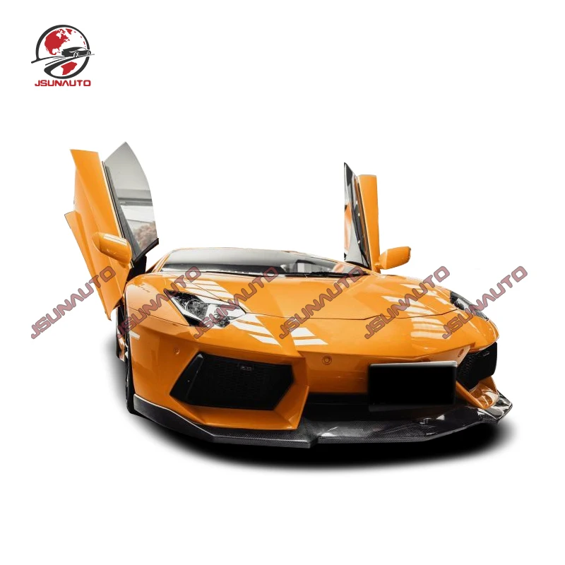 Front Bumper Splitter For Aventador Lp700 D Style Carbon Fiber Lip Side Skirts For LP720 LP750 Rear Diffuser Rear Spoiler Parts