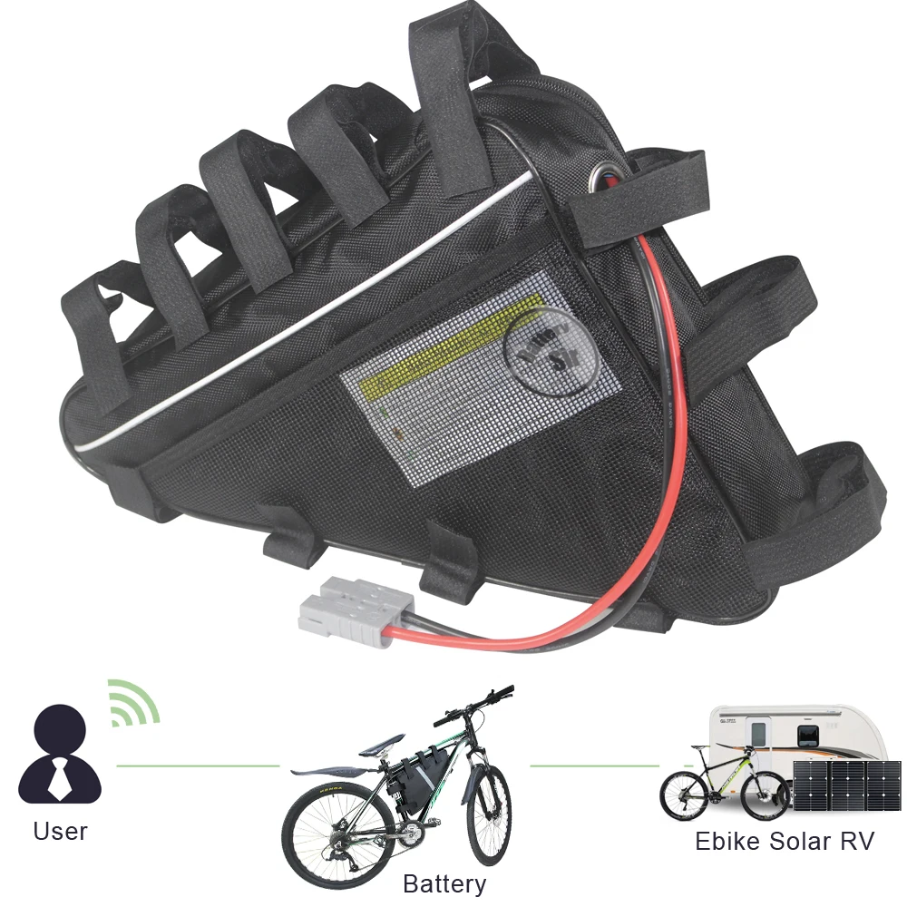 72V 1000W 2000W 3000W Triangle Bag Battery Pack 72V 30AH 40AH Lithium Battery For Electric bicycle