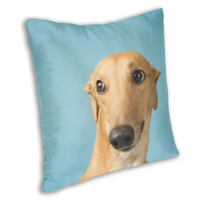 Greyhound Sighthound Dog Cushion Cover 40x40cm Decoration 3D Printing Animal Pattern Throw Pillow for Living Room Double-sided