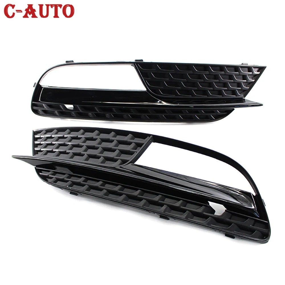 Car Left Right Car Front Bumper Fog Light Grilles Fog Lamp Racing Grills Gril For Audi A5 2012 2013 2014 2015 2016 8T0807682H