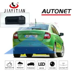 Telecamera posteriore per Skoda Rapid FL 2016 2017 2018 2019 2020 2021 telecamera di Backup maniglia del bagagliaio telecamera retromarcia CCD HD