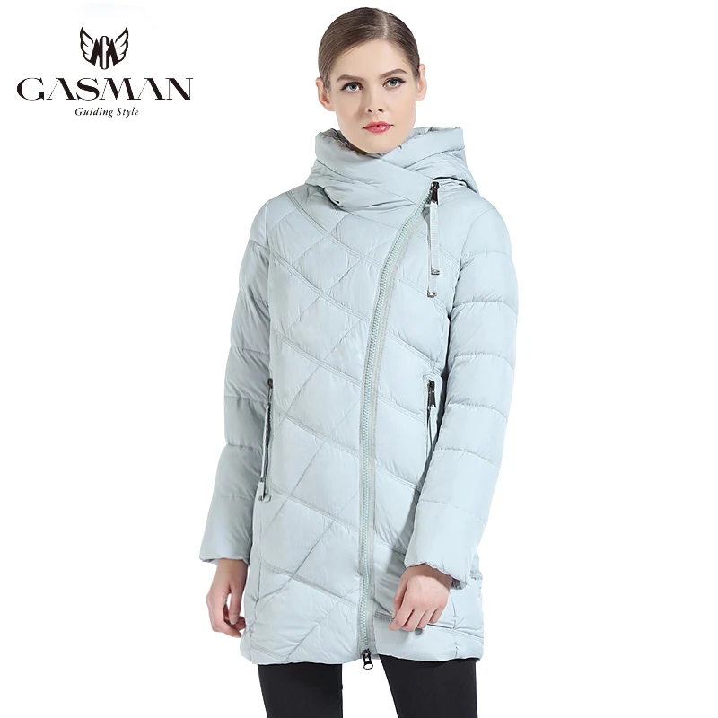 GASMAN 2022 Fashion Women Hooded Parka Down Winter Brand For Down Jacket Women Winter Thick Overcoat Women Jacets and Coat 18806