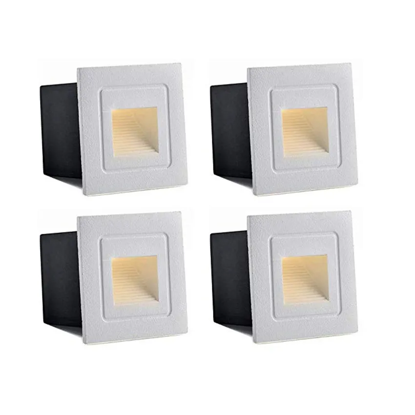 Imagem -03 - Impermeável Downward Footlight Led Stair Light Step Light Embutido na Parede Escada Interior e Exterior 1w 85265v