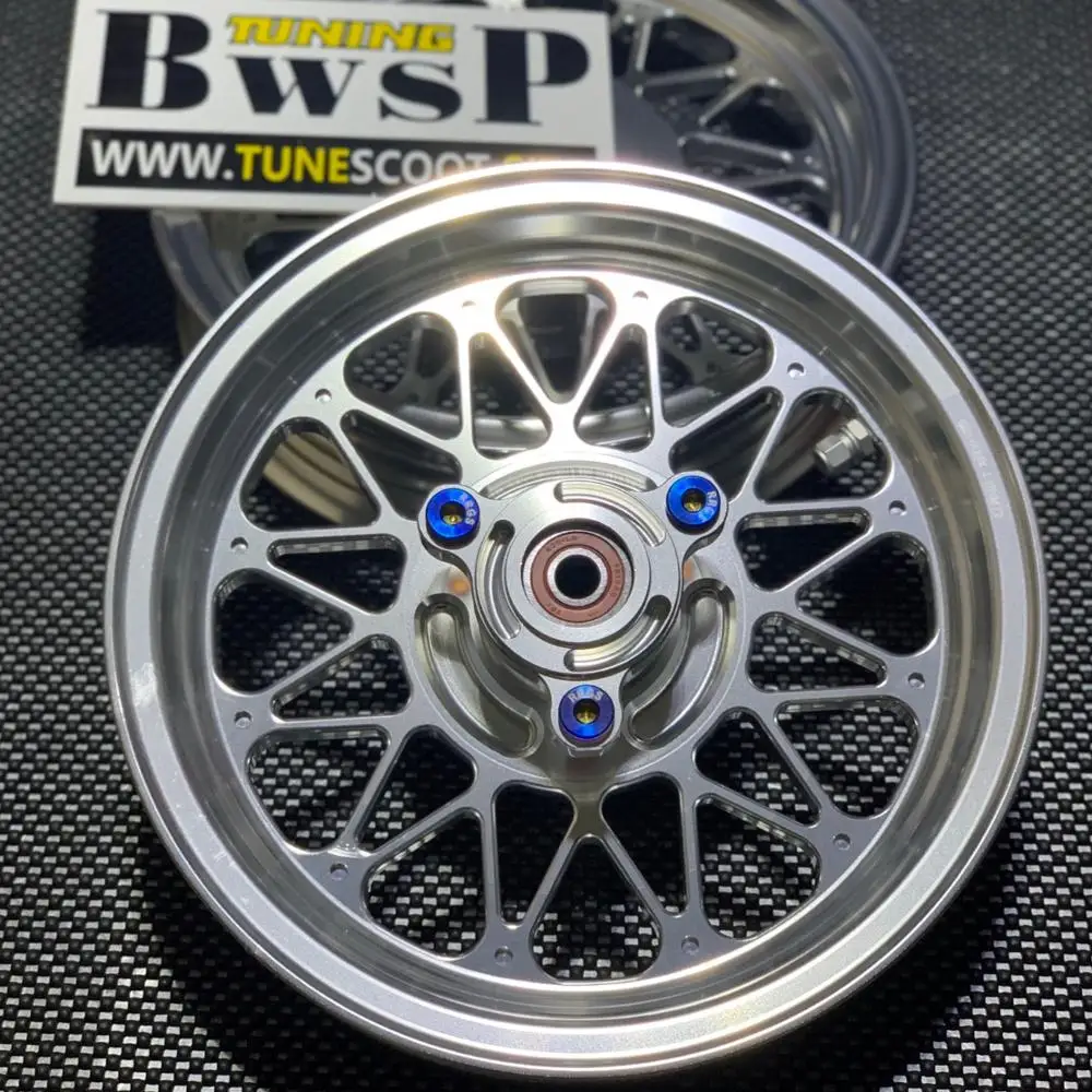 DIO50 JISO Chrome Rims 10 Inch Tuning Wheels BWSP Racing Perfomance Dio 50 Scooter Upgrade Tires Rings Parts