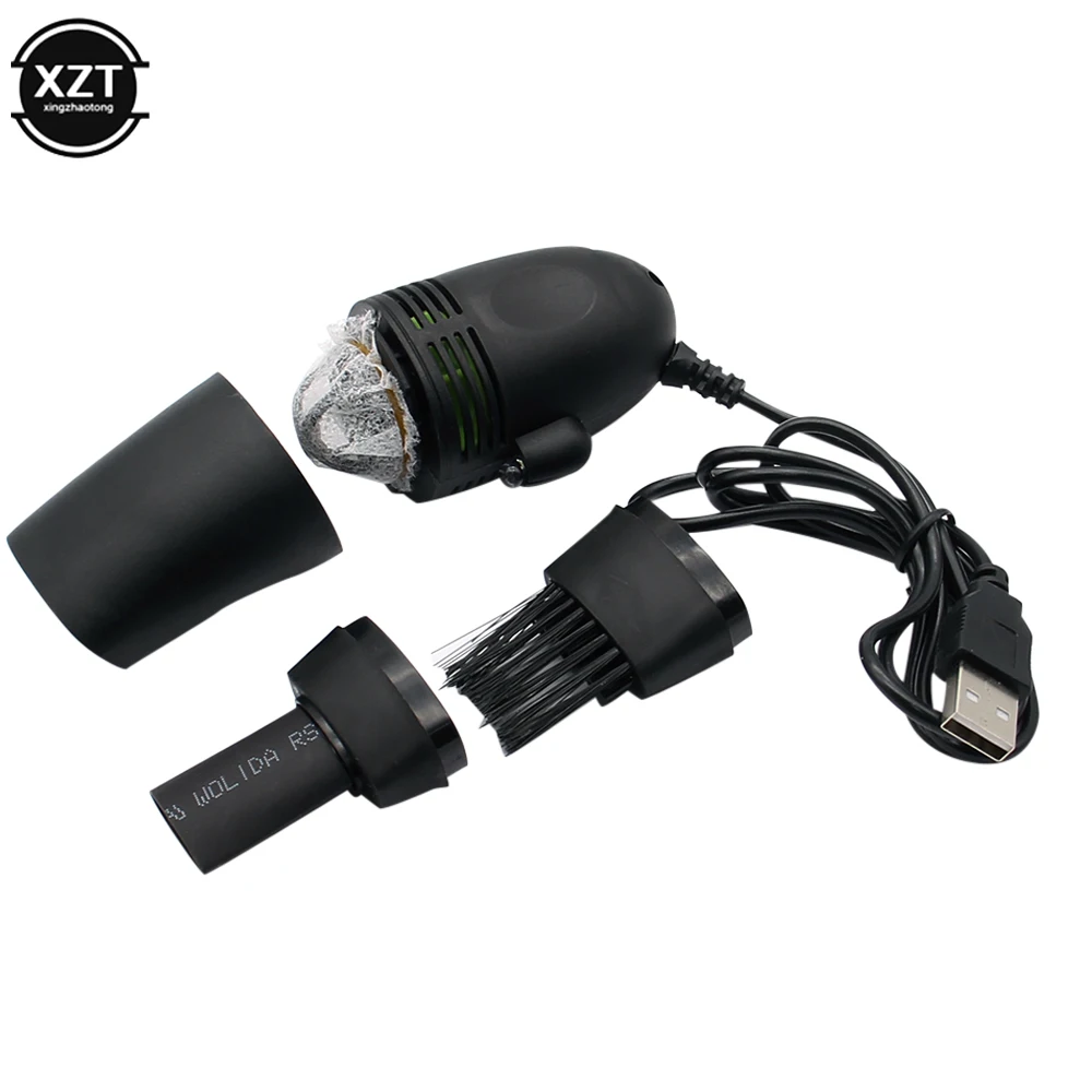 1pc Keyboard Vacuum Cleaner USB Computer Dust Cleaning Brush Kit For Laptop Desktop PC Keyboards Remove Dust Brushes Drop Ship