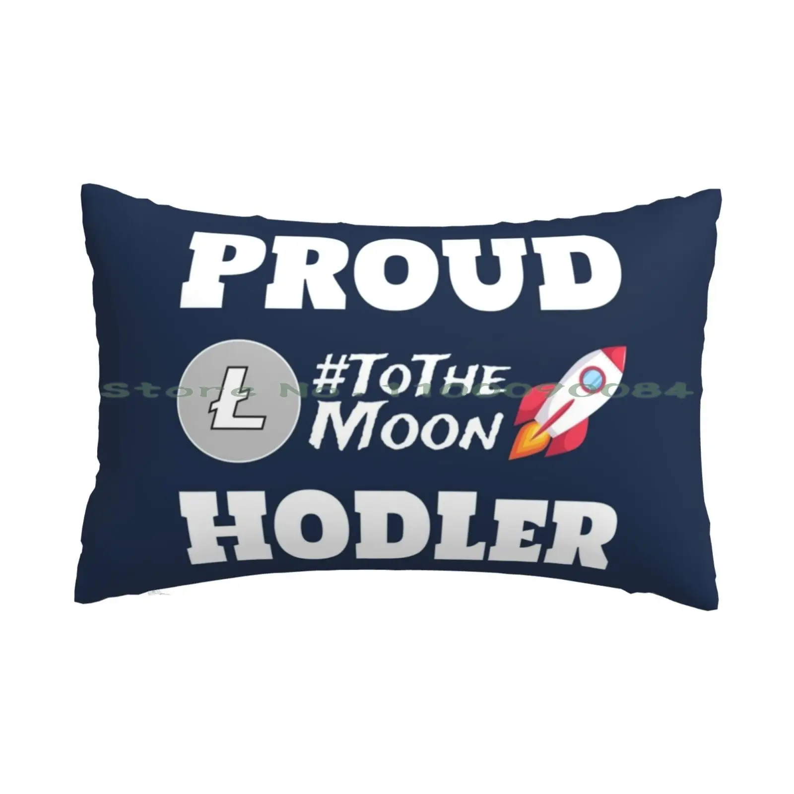 Proud Litecoin Hodler Pillow Case 20x30 50*75 Sofa Bedroom Biohazard Umbrella Corporation 2 Zombies Jill Valentine Raccoon City