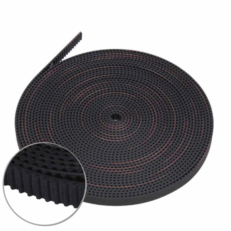 2 metr GT2 pasek rozrządu 6mm szerokość 2GT włókna wzmocnione gumy otwarty pasek rozrządu do drukarki 3D CNC Reprap Prusa i3 biegów