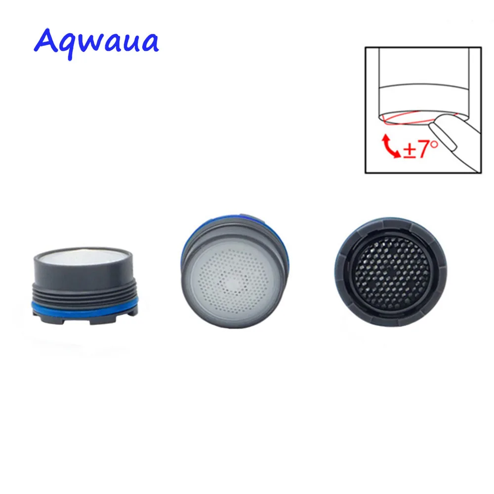 Aqwaua Faucet Aerator Spout Bubbler Crane Filter Hide-in Core 22MM Replacement Part With DIY Install Spanner for Kitchen faucet