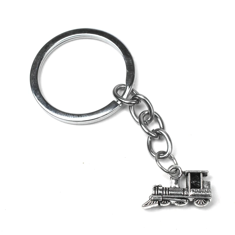New Creative Steam Train Locomotive Design Metal Keychain Punk Rock Car Keychain Chain Hot Christmas Gift Woman Party Souvenir