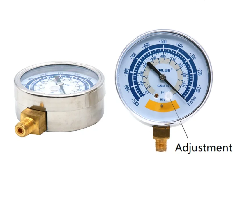 New 80#/ 63# Vacuum gauge negative pressure gauge FOR Air ultimate vacuum pump