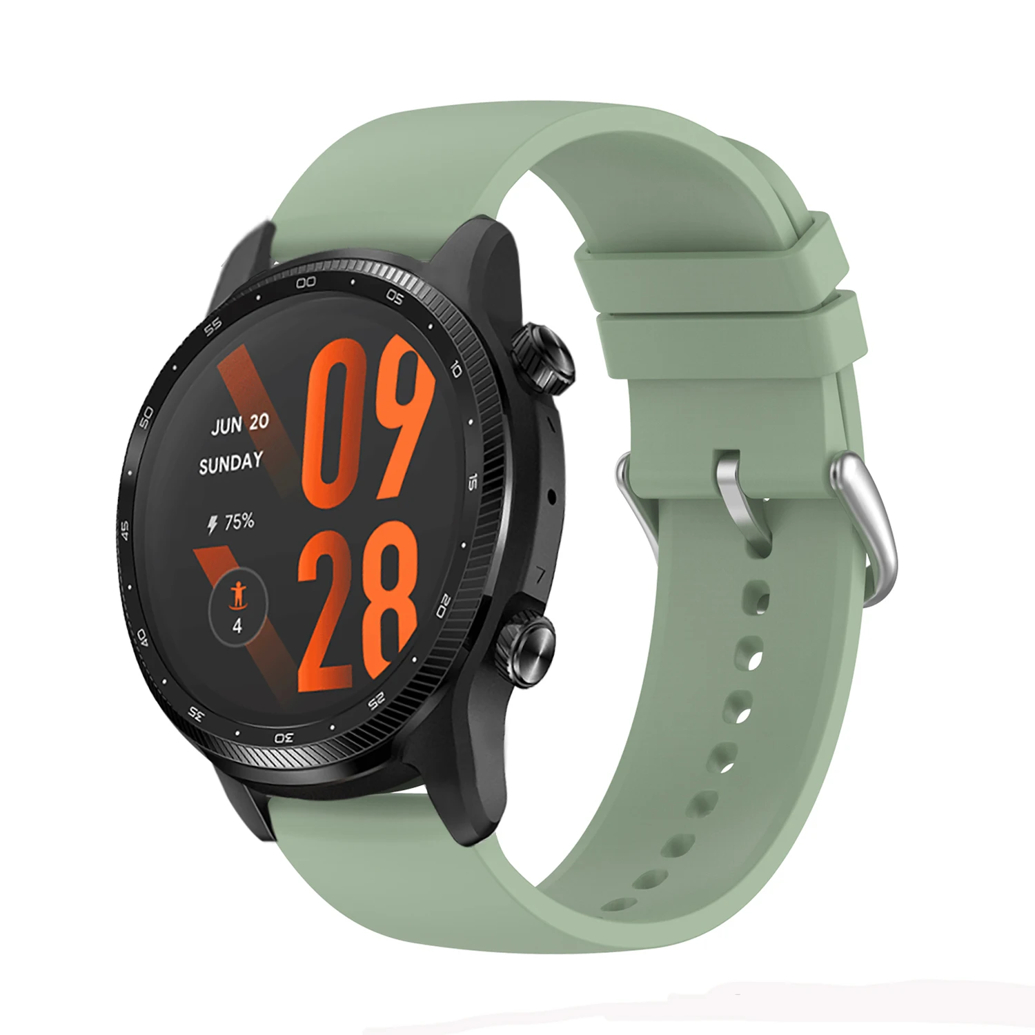 Ремешок силиконовый для смарт-часов TicWatch Pro 3 Ultra GPS, 22 мм, спортивный браслет для TicWatch Pro X/Pro 2020/GTX Correa