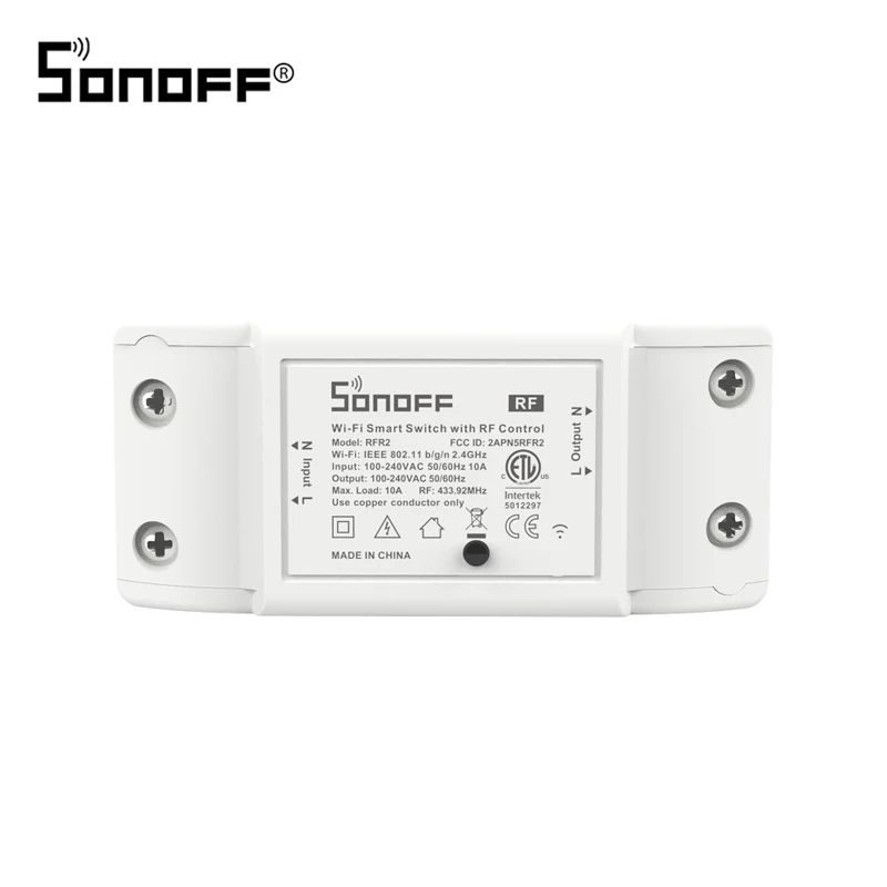 

Sonoff RFR2 WiFi Smart Switch Interruptor 433Mhz RF Receiver Intelligent Remote Wireless Control