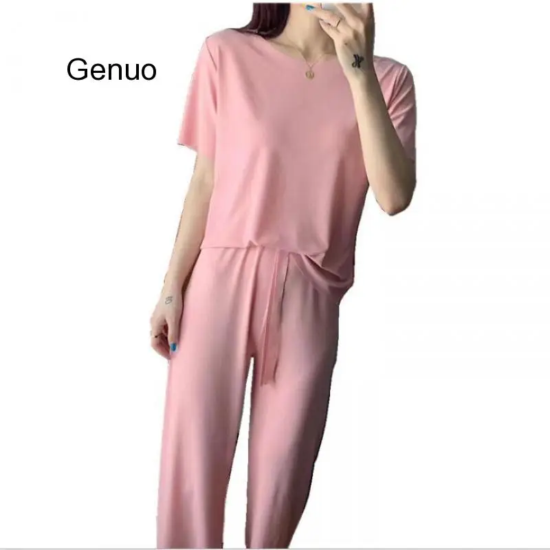 Solid Pijama Saten Mujer 2020 Women's Clothing For The Summer Shorts Women Silk Pajamas Teenage Girls Clothes Pyjamas Home Suit