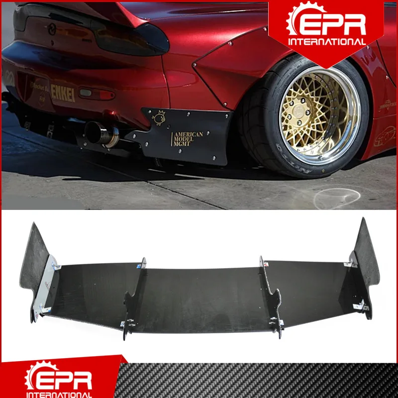 

For RX7 FD3S ROB Style Glass Fiber Rear Diffuser Trim FD3S Racing Part Body Kit RX7 Accessories Rocket FRP Diffuser