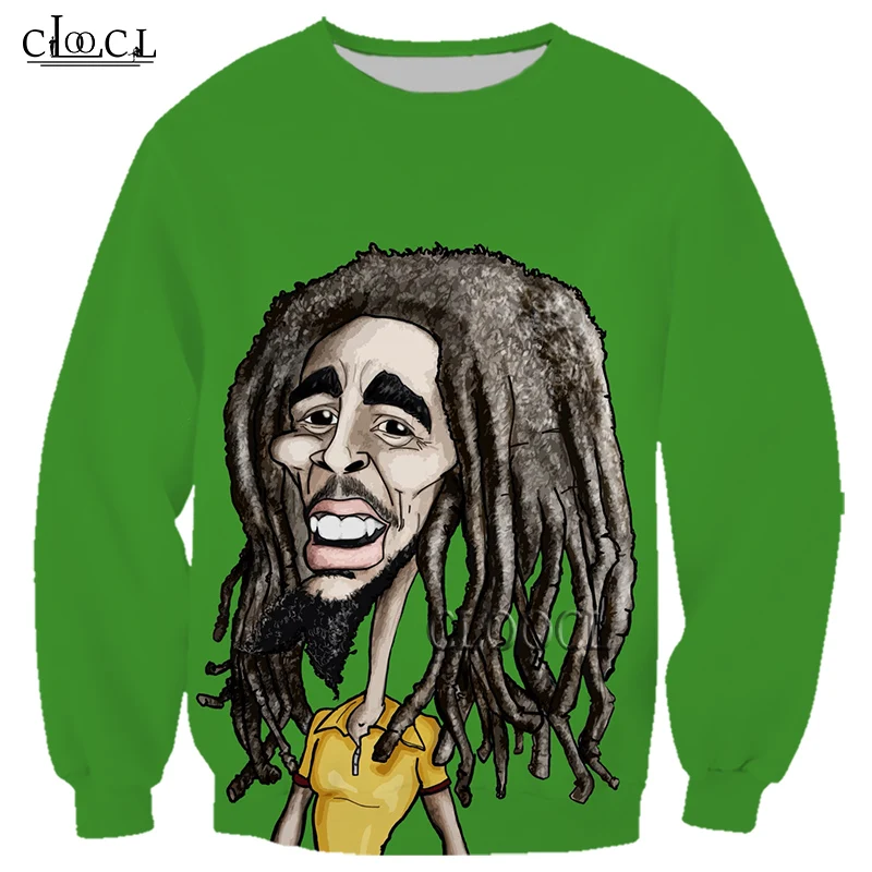 CLOOCL Singer Reggae Creator Bob Marley 3D Print Men Women Sweatshirt Fashion Outerwear Harajuku Tracksuit Tops Drop Shipping