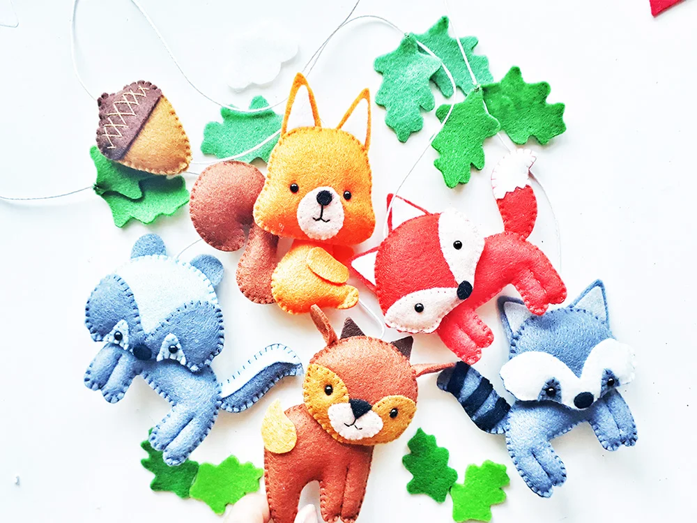 Polyester-Vliesstoff aus Filz, DIY-Nähmaterial für Spielzeug, Puppen, Ornamente, Stoff, Weiß, Schwarz, Braun, 12 Stück/Lot, 25 cm x 28 cm – Detail 3