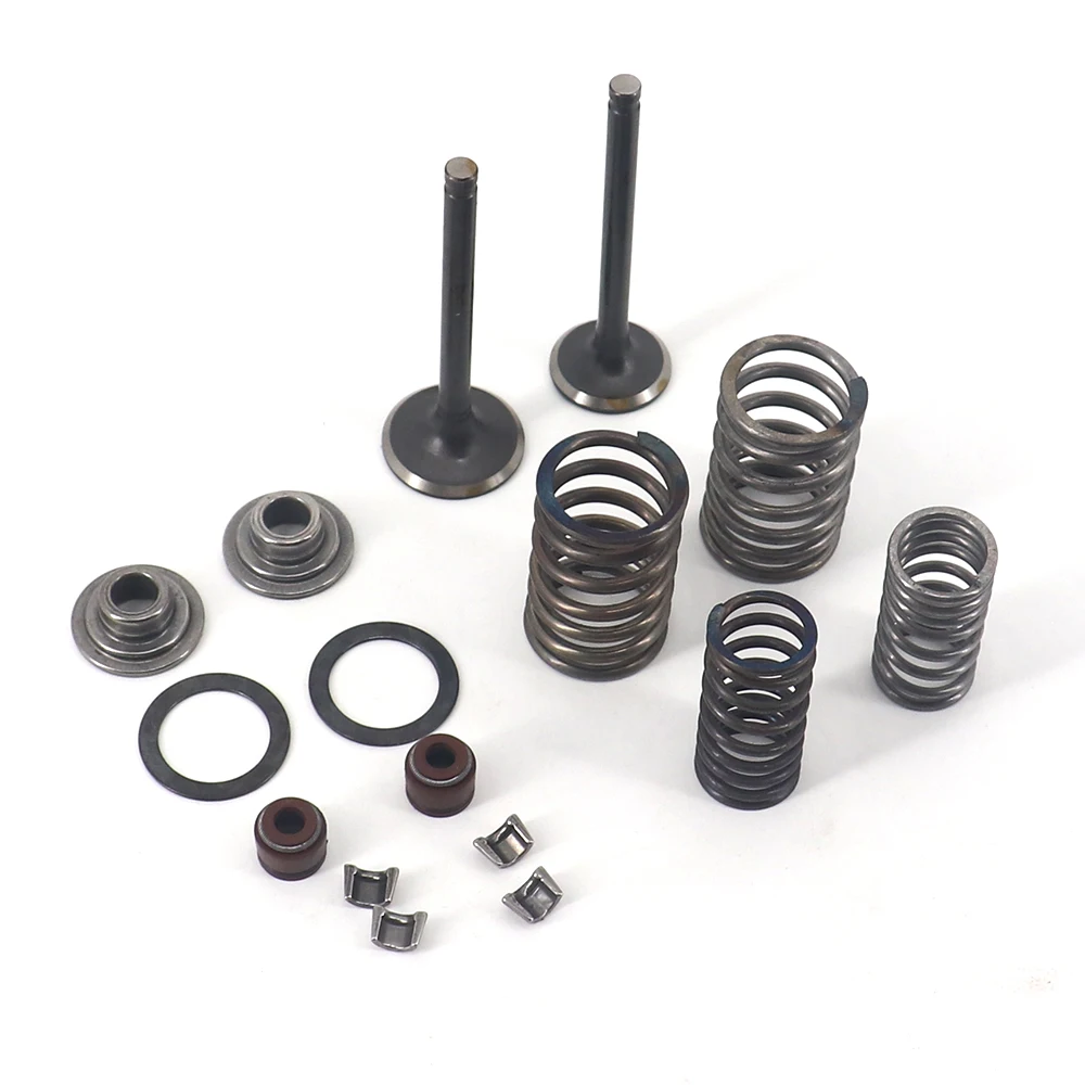 70 Valve Rebuild Kit Intake Exhaust Valves Springs For Honda XL70 XR70 CRF70 ATC70 C70 CL70 CT70 SL70 70cc-90cc Cylinder Head