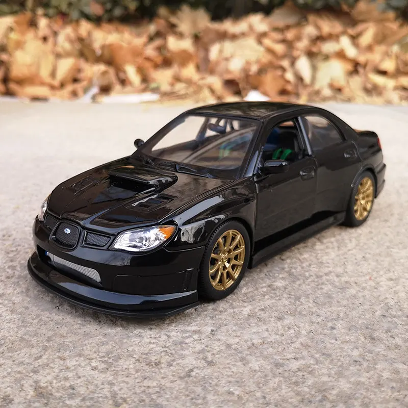 Welly 1:24 Subaru Impreza Alloy Performance Racing Car Model Diecast Simulation Metal Toy Sports Car Model Collection Kids Gifts