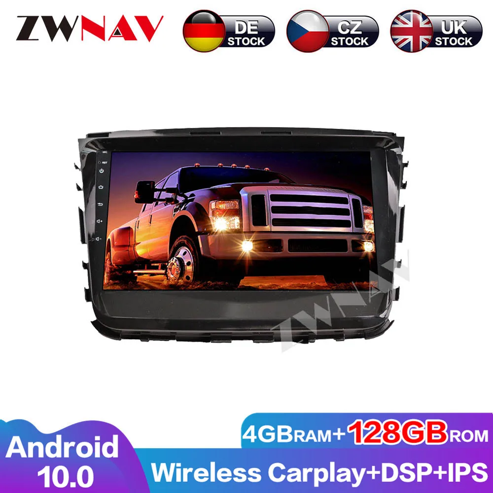 Auto Radio Screen 128G Android 10 DSP Audio Navigation GPS For SsangYong Rexton 2019 Multimedia Head Unit Car DVD Player