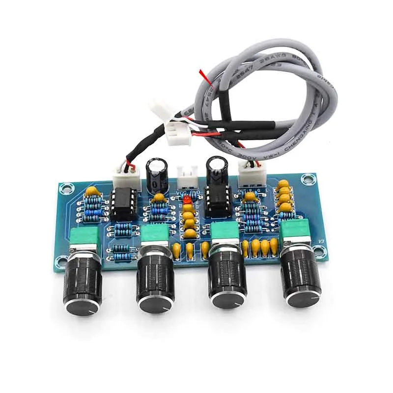 XH-A901 scheda amplificatore di potenza digitale NE5532 scheda tono preamplificatore con regolazione Volume bassi alti
