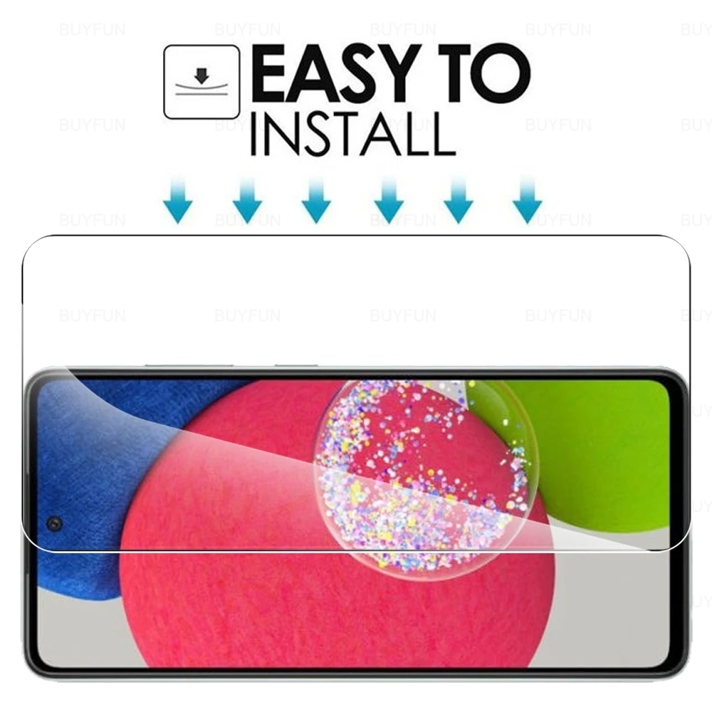 Protector de pantalla para Samsung Galaxy A52S 5G 6,5 "funda de vidrio templado para Samsung A52S A 52S A52 S 5G película protectora de lente de cámara