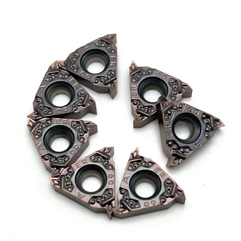 10 pz 16ER A60 IC908 16ERM A60 IC908 inserti filettati di alta qualità 16ERM A60 inserti in metallo duro utensili da taglio filettati CNC per tornio