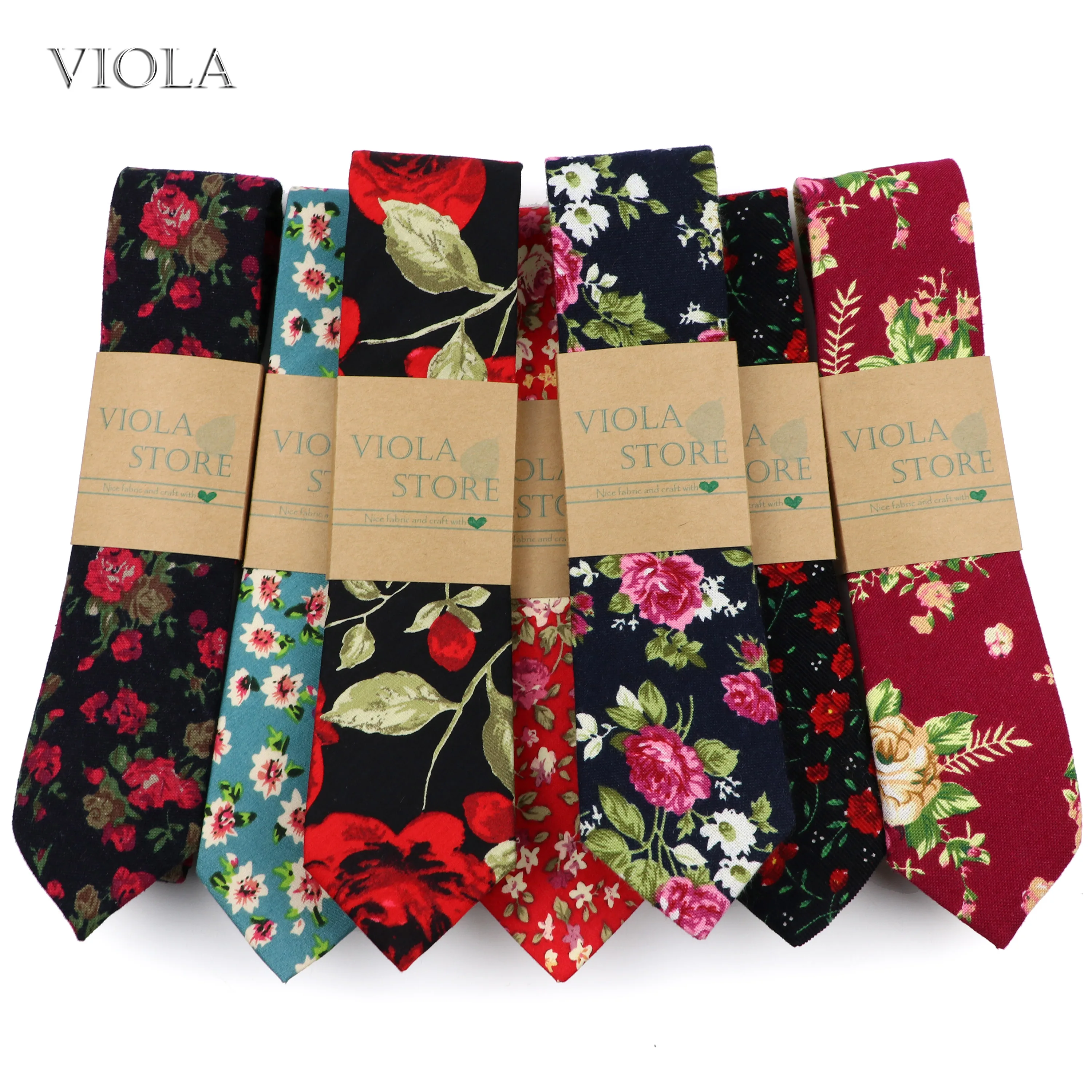 

Red Vintage Roses Floral Print Necktie 6cm Cotton Beautiful Men Tie Wedding Banquet Party Groom Suit Tuxedo Gift Shirt Accessory