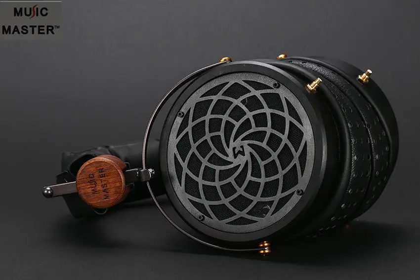 Música mestre 108mm e1000i 60 ohms planar feito à mão placa de madeira alta fidelidade audiophile fones de ouvido fone pk z1r lcd4 stellia susvara