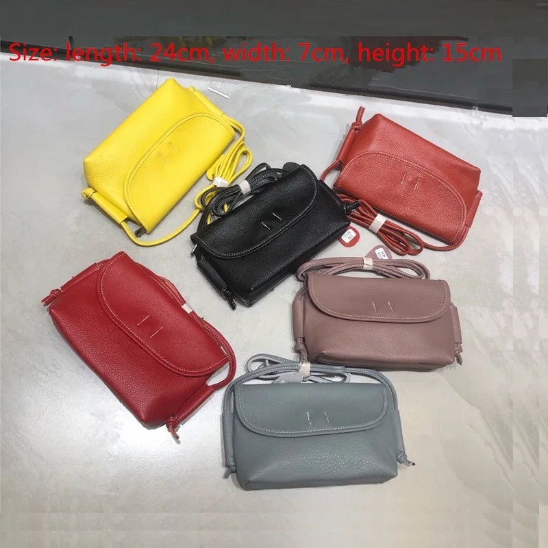 MESOUL Candy Color Crossbody Bags For Women 2020 Designer Fashion Shoulder Messenger Bag Female Genuine Leather purses Small Bag