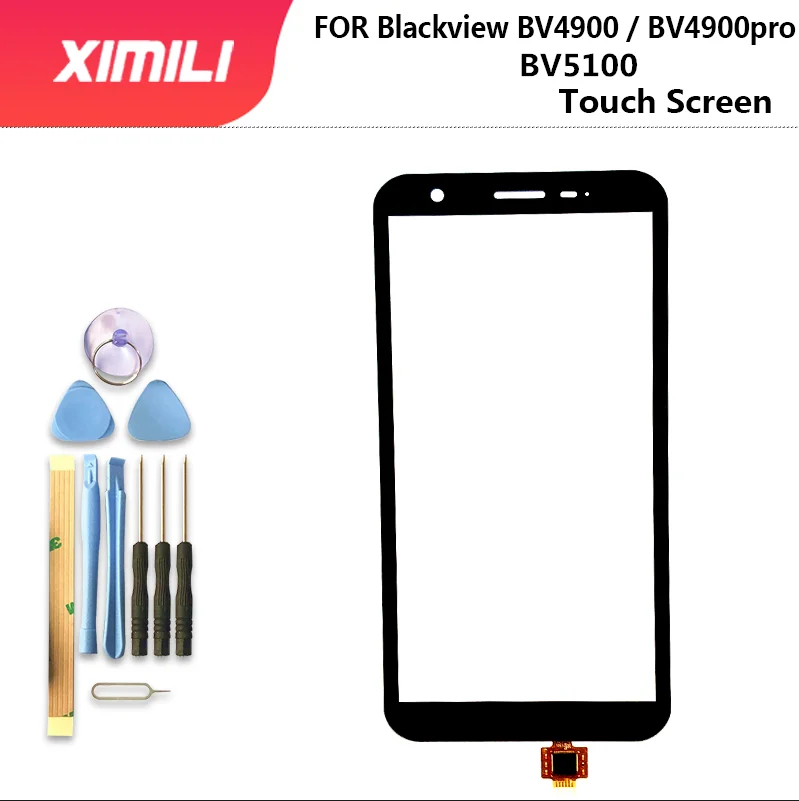 5.7''100% Original For Blackview BV4900 / BV4900 pro Touch Screen Digitizer Glass Sensor for Blackview BV5100 Replacement +tools