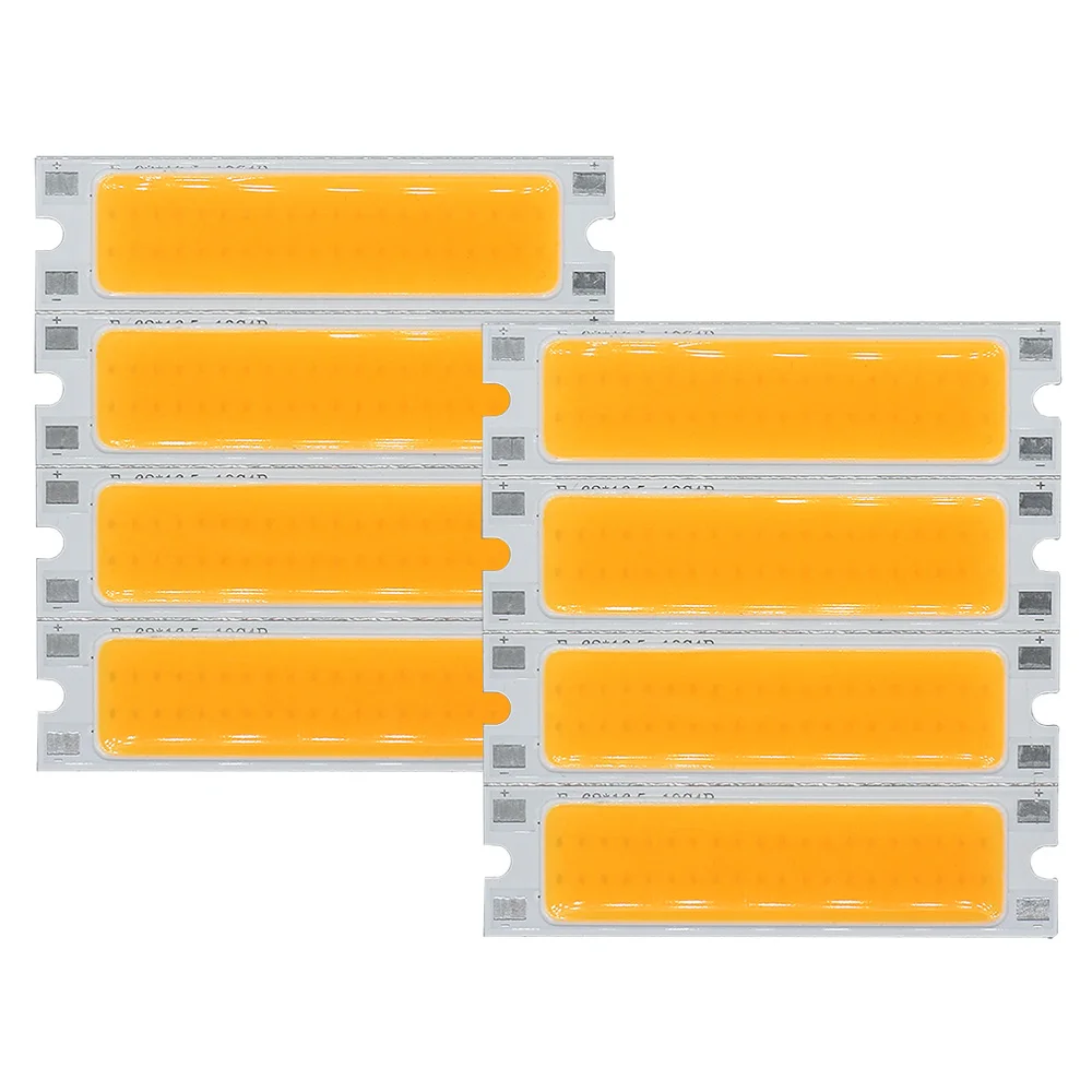 8PCS/Pack 10W DC30-32V 300mA LED COB Diode Light-Emitting Lamp Beads Super bright LED Strip For Flashlight Wall Light Source DIY