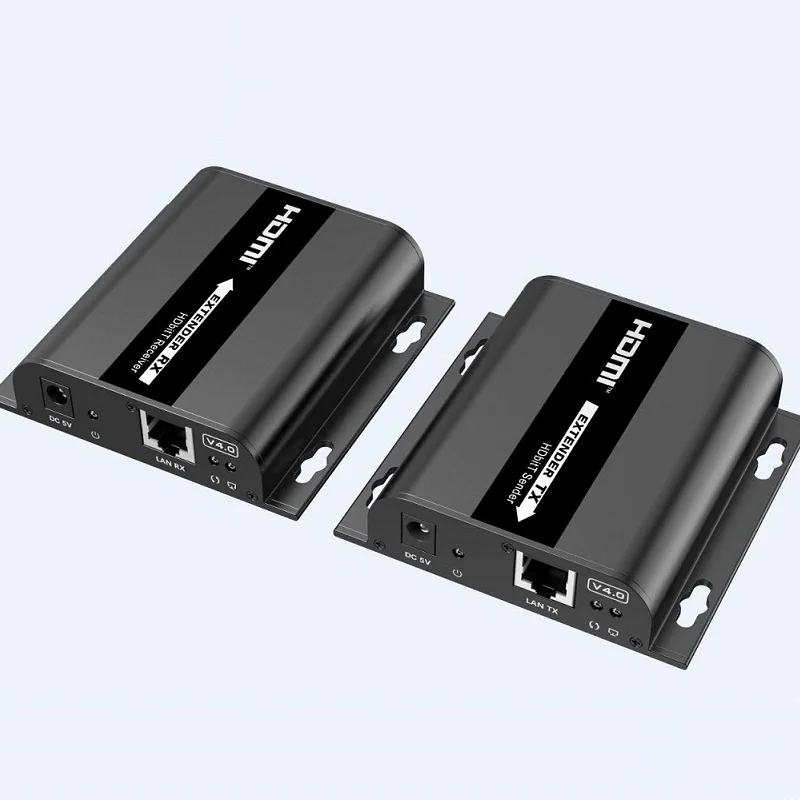 LKV383 V4.0 HDMI-compatible 1080P@60Hz Extender Extend Up to 120m with IR LAN Repeater over RJ45 Cat5e/Cat6 HDCP1.4