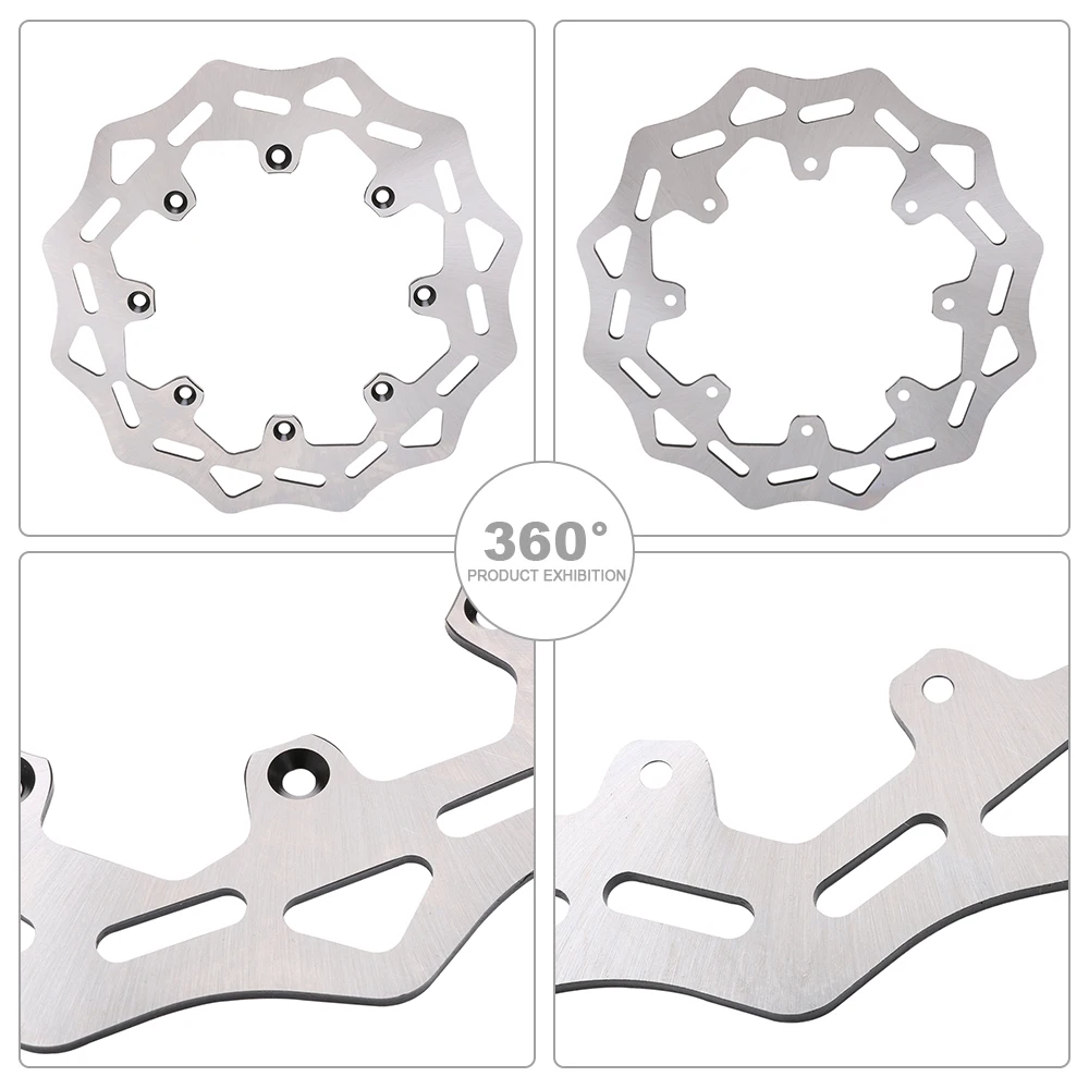 Motorcycle Brake Disc Rotor For Kawasaki KX125 KX250 KX500 KX 125 250 500 1985-1988 KDX200 KDX 200 1986-1992