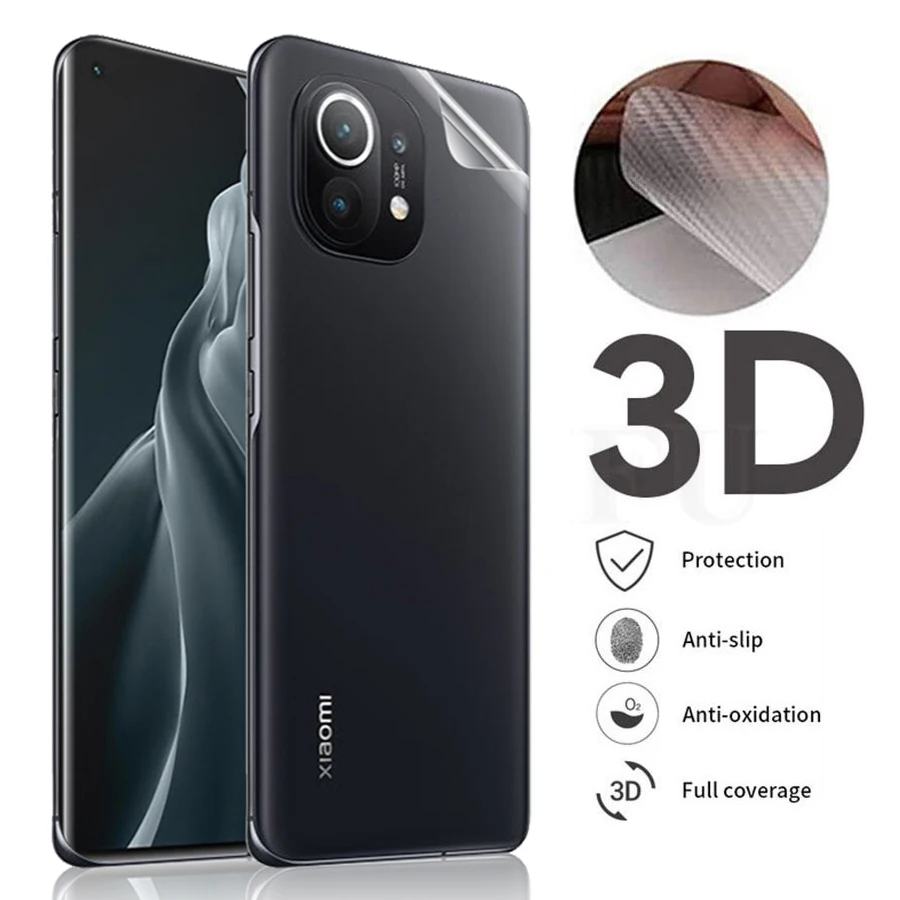 

Защитная пленка из углеродного волокна для Xiaomi Redmi Note 9 8 7 9S 10 Pro Max MI 11 10 Ultra 9T 10T Poco X3 M3 Pro, 5 шт.