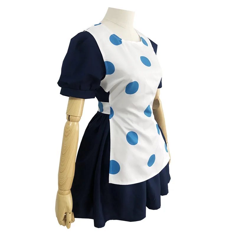 Anime jojo bizarro aventura suzi q cosplay traje vestido outfit festa de halloween maid traje feminino cosplay acessórios