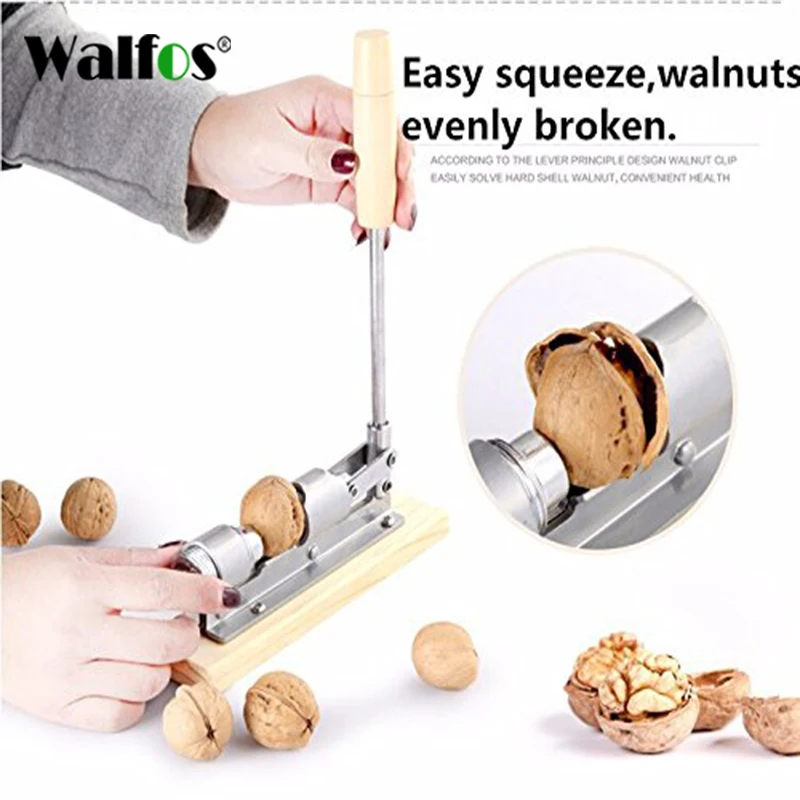 

WALFOS High Quality Mechanical Sheller Walnut Nutcracker Nut Cracher Fast Opener Kitchen Tools Fruits And Vegetables