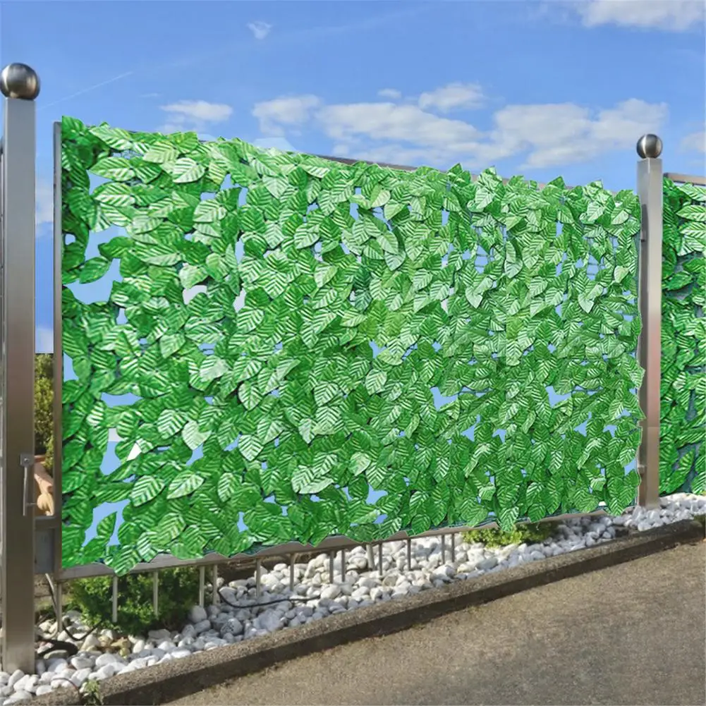 Artificial Ivy Fence Mesh Artificial Balcony Fence Garden Rattan Fence Balcony Privacy Screen Artificial Ivy Rolls