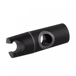 Shower Head Holder Black ABS Replacement 360 Rotate Bathroom Shower Rail Head Slider Holder Lift Rod Adjustable Bracket Socket