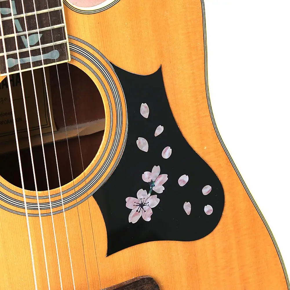 Guitar Fretboard Sticker Beautiful Sakura Cherry Blossoms Petals Sticker Guitar Bass Ukulele Decals Decor For Musical Instrument