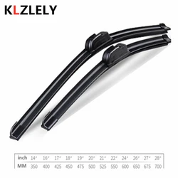 Universal U Shape Soft Frameless Rubber Wiper Blade for Car Windshield 12 