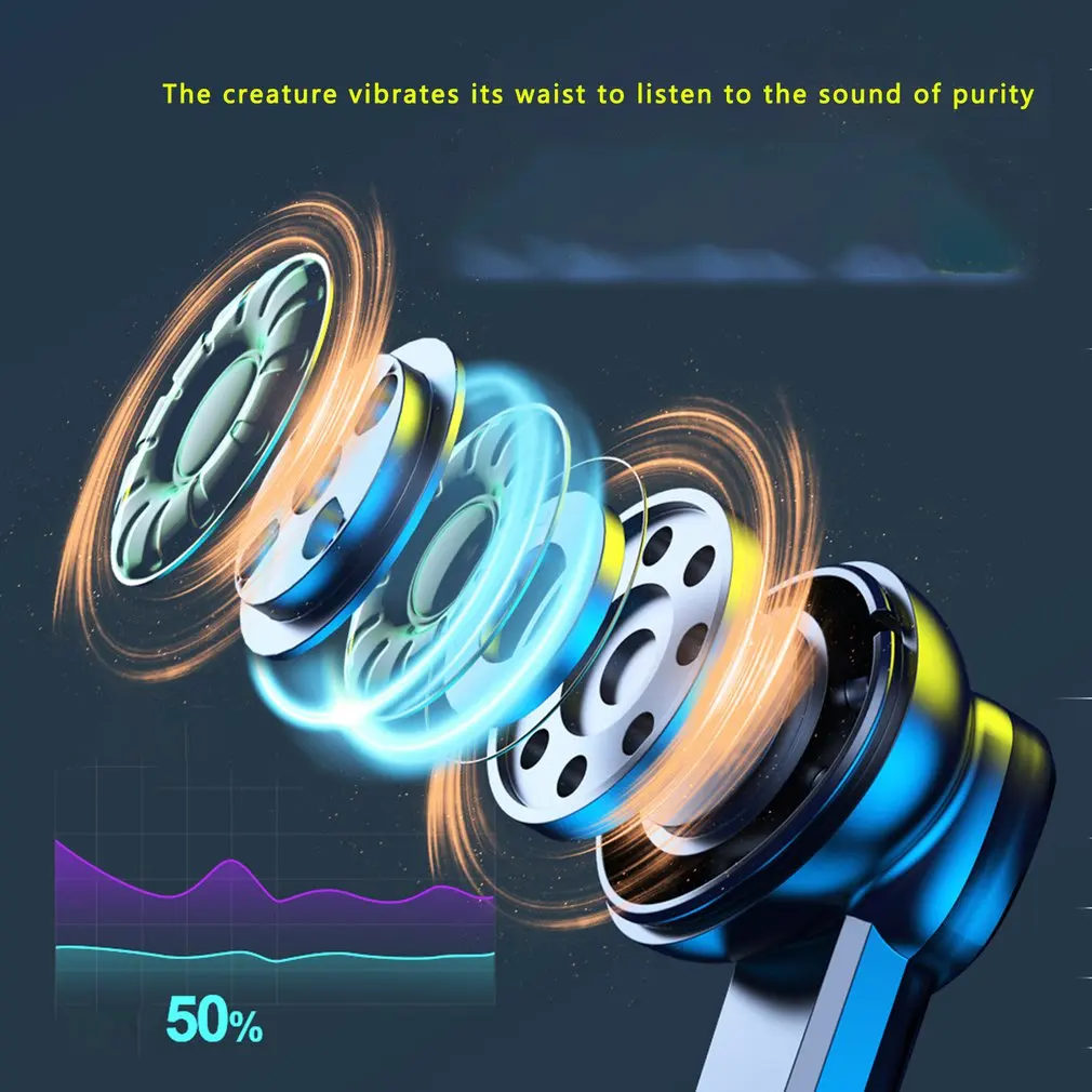 VG10ชุดหูฟังไร้สาย5.0ไร้สายหูฟังไร้สาย E-กีฬาฟรีมือชุดหูฟังสมาร์ททั้งหมดกล่องชาร์จ