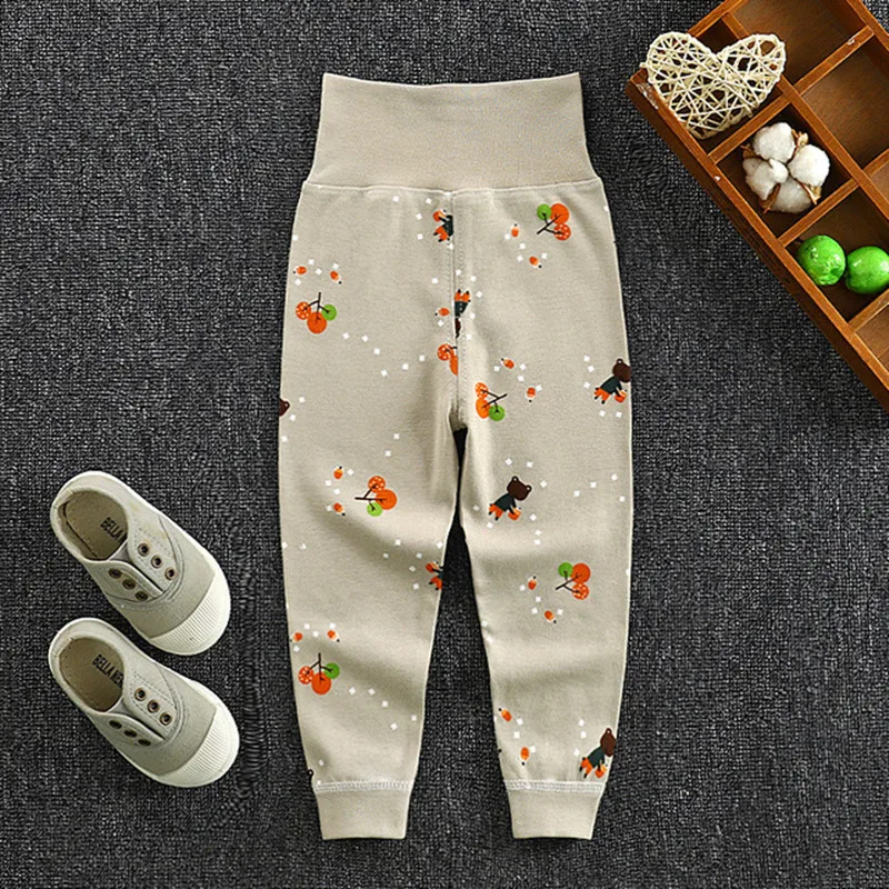 Pantalones bombachos de cintura alta para bebé, Leggings para recién nacido, otoño y primavera