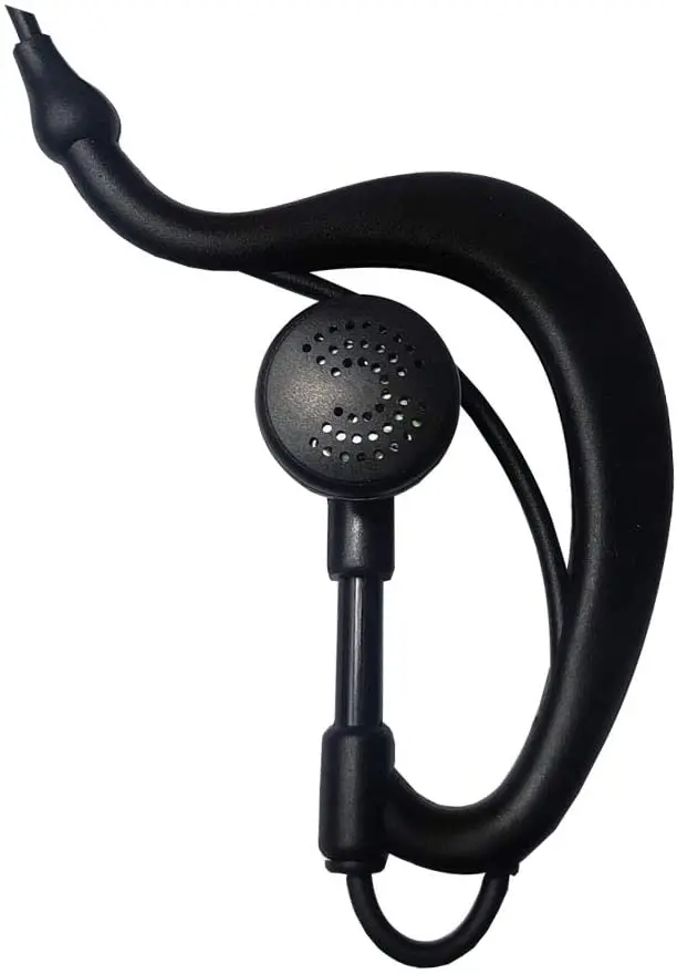 2pcs G-Shape Police Earpiece Headset Mic PTT for 2 pin Motorola Radio cls1110 1410 cp200 gp2000 cls1450 CP040, CP140 2 Way Radio