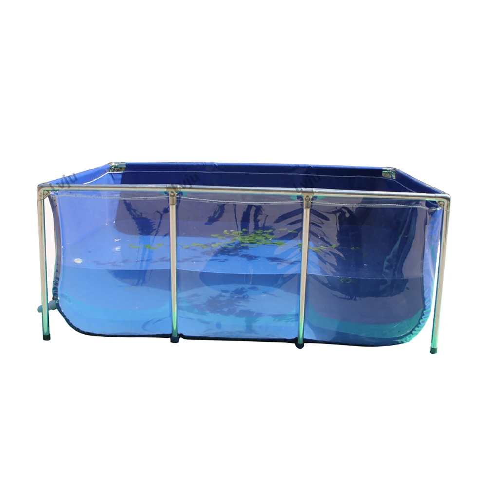 Imagem -02 - Lvju Fish Aquarium Tank Koi Pond 92 Galões 350 Litros 100x100x35cm