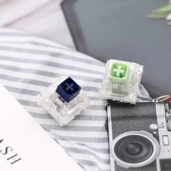 Keypro  Kailh Box Royal Navy Blue Jade Pink Crystal Heavy Box 3 pin Switches IP56 Water-proof Compatible Cherry MX Switches