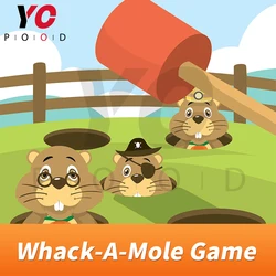 Whack-a-mole prop Escape Room Game Props Mole Attack game button prop Escape Room Gadget