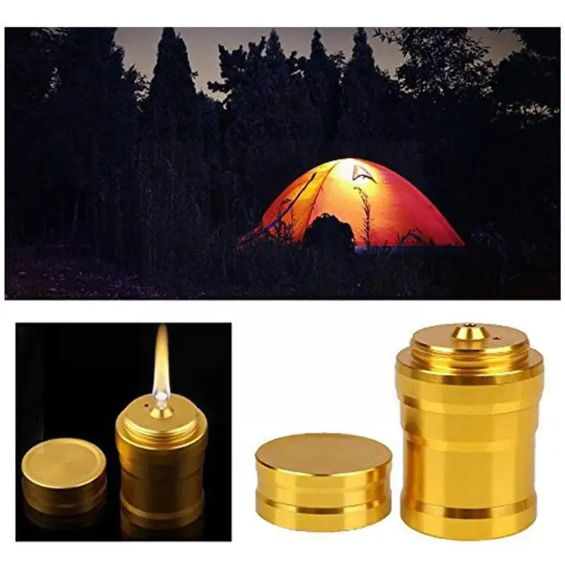 Portable Metal Mini Alcohol Lamp Lab Equipment Heating Liquid Stoves For Outdoor Survival Camping Hiking Travel Accessories