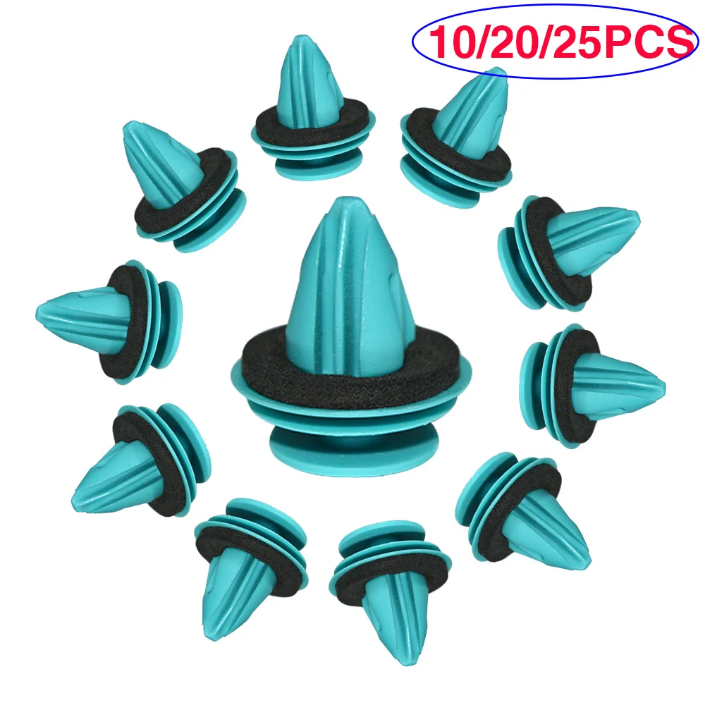 10/20/25PCS Auto Bumper Fastener Clips Retainer Fastener Rivet Door Panel Fender Liner for Car Door Trim Panel Clip Green Custom