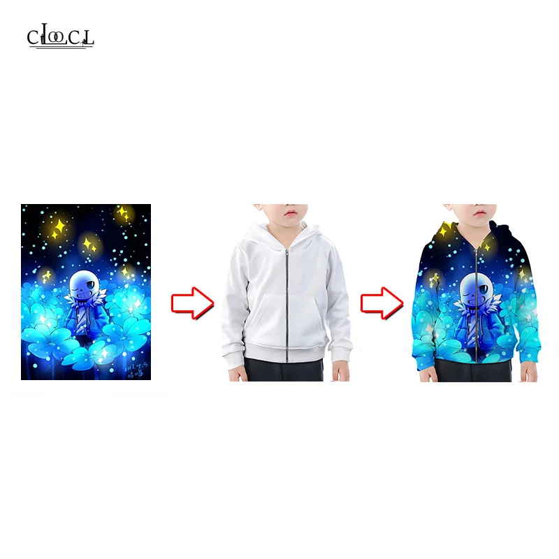 Family Fitted 3D Print DIY Personalized Design Children Zip Hoodies Own Image/Photo/Star/Singer/Anime Boy Girl Casual Tops