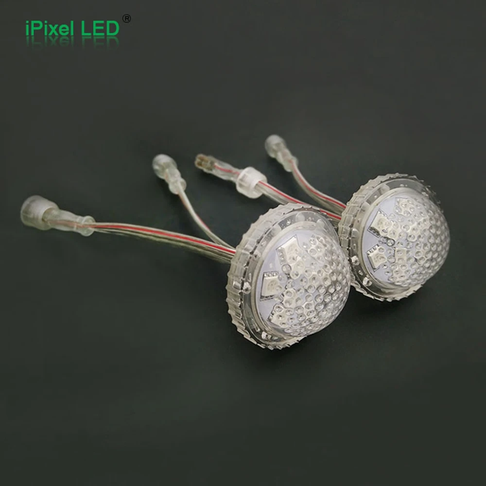 IP67 명확한 몸을 가진 방수 38mm LED 화소 점 빛